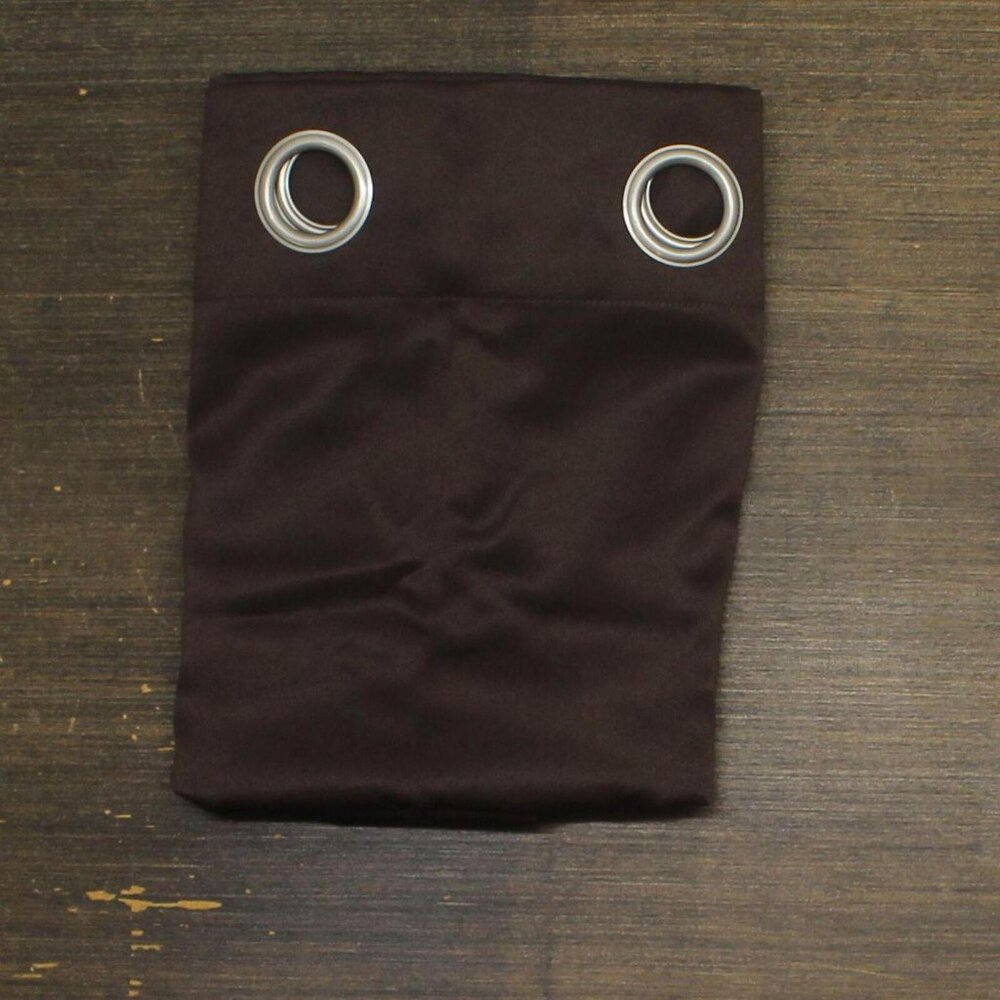 NEW ZUZIFY Blackout Grommet Curtain Panel 16719b6edbbd94 Brown 54" x 108"